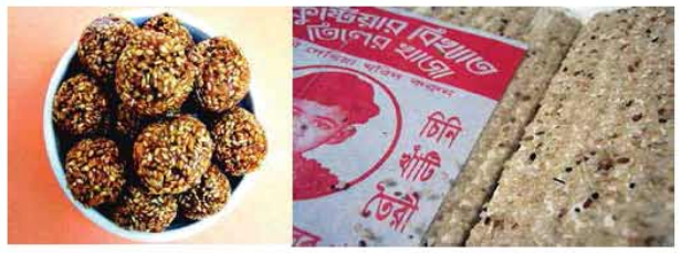 তিল থেকে বিভিন্ন খাদ্য