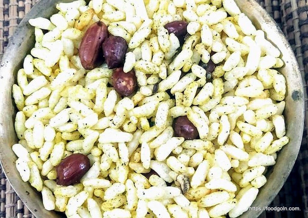 ধান থেকে মুড়ি তৈরি অনুশীলন 7 ঝাল বাদাম মুড়ি