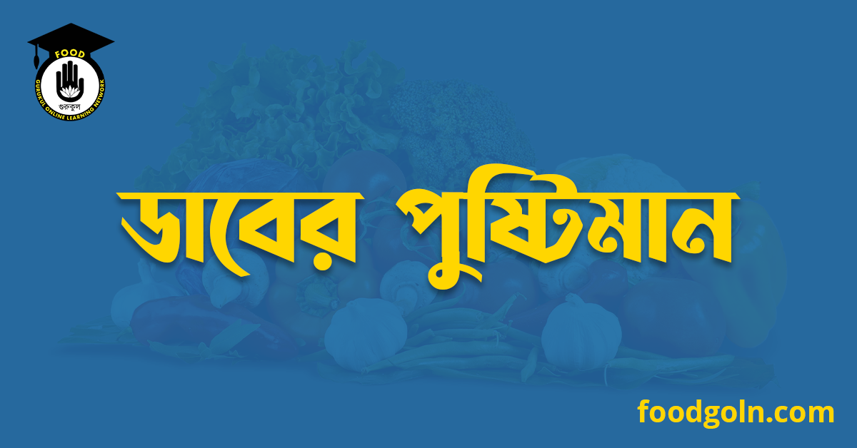 ডাবের পুষ্টিমান