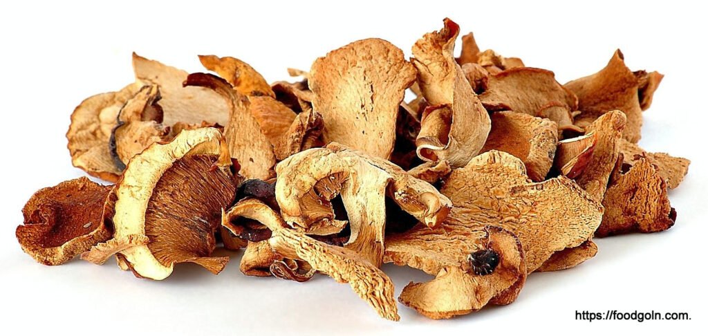 মাশরুম শুকানো পদ্ধতি অনুশীলন 4 শুকনা মাশরুম