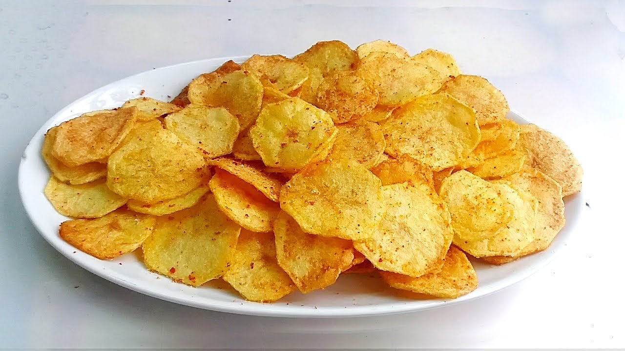 আলুর চিপস প্রস্তুত করণ